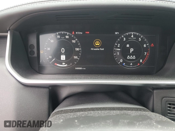 2021 Land Rover Range Rover with VIN SALGR2SU7MA433209, listed as a Copart auction lot 56415095 with 49,088 mi miles and Salvage title. Bid and sale history available at DreamBid. Image 9.