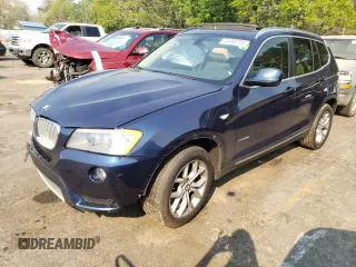 2014 BMW X3 xDrive28i z VIN 5UXWX9C51E0D23032, wystawiony jako Copart lot #64547165 z przebiegiem Nie podano mil oraz Szkoda całkowita • Salvage title. Historia ofert i sprzedaży dostępna na DreamBid. Obrazek 1.
