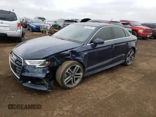 2018 Audi A3 Sedan Premium Plus with VIN WAUJ8GFF9J1001612, listed as a Copart auction lot 45247504 with 59,386 mi miles. Bid and sale history available at carsss.com. Image 1.