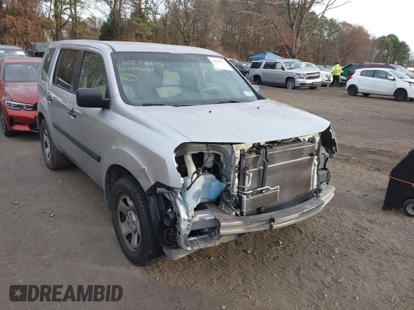 2010 Honda Pilot LX with VIN 5FNYF4H29AB002203, listed as a IAAI auction lot 40858777 with 128,621 mi miles and . Bid and sale history available at DreamBid. Image 6.