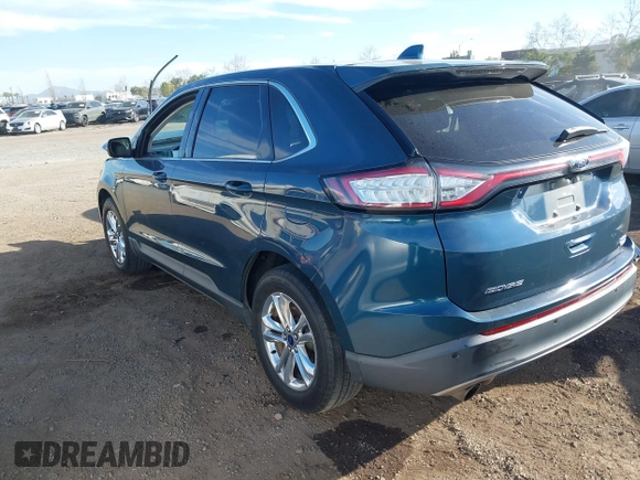 2016 Ford Edge SEL z VIN 2FMPK3J92GBB94624, wystawiony jako IAAI lot #41682327 z przebiegiem 106 232 mil mil oraz . Historia ofert i sprzedaży dostępna na DreamBid. Obrazek 3.