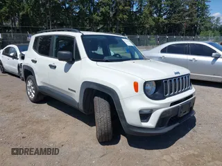 2020 Jeep Renegade Jeepster with VIN ZACNJBAB0LPL23586, listed as a IAAI auction lot 42632554 with 81,486 mi miles and . Bid and sale history available at DreamBid. Image 1.