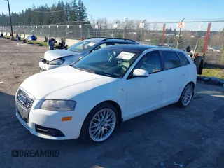 2006 Audi A3 S-Line with VIN WAUKD78P76A116223, listed as a IAAI auction lot 41409659 with 96,735 mi miles. Bid and sale history available at carsss.com. Image 2.