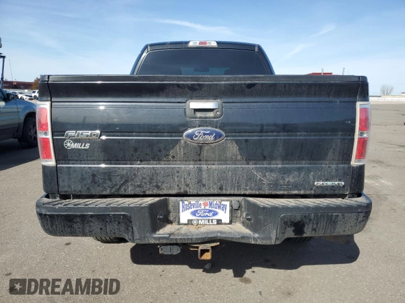 2012 Ford F-150 XL with VIN 1FTFX1EF1CFC21049, listed as a Copart auction lot 47586835 with 155,949 mi miles and Salvage Title. Bid and sale history available at carsss.com. Image 6.