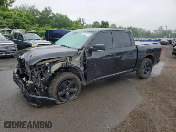 2018 Ram 1500 Big Horn z VIN 1C6RR7LT0JS338555, wystawiony jako Copart lot #62467725 z przebiegiem 102 212 mil mil oraz Szkoda całkowita • Salvage title. Historia ofert i sprzedaży dostępna na DreamBid. Obrazek 1.
