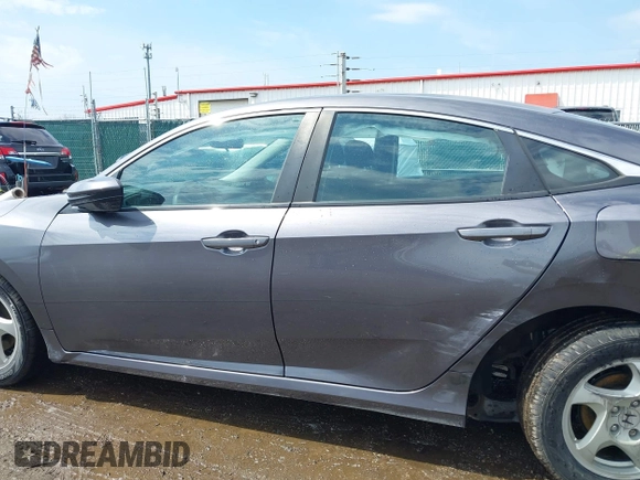 2016 Honda Civic Sedan LX with VIN 19XFC2F57GE218258, listed as a IAAI auction lot 41900810 with 53,116 mi miles. Bid and sale history available at carsss.com. Image 15.