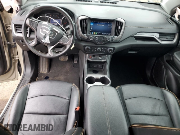 2022 GMC Terrain AT4 with VIN 3GKALYEV8NL293515, listed as a Copart auction lot 49963305 with 48,554 mi miles and Salvage Title. Bid and sale history available at DreamBid. Image 8.