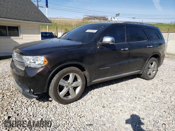 2013 Dodge Durango Citadel with VIN 1C4SDJET3DC580127, listed as a Copart auction lot 54253355 with 173,992 mi miles and Clean Title. Bid and sale history available at carsss.com. Image 1.
