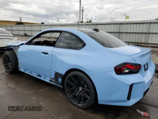 2023 BMW M2 with VIN 3MF13DM05P8D20294, listed as a Copart auction lot 70229344 with 6,324 mi miles and Salvage Title. Bid and sale history available at carsss.com. Image 2.