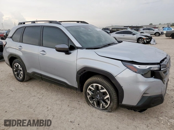 2025 Subaru Forester Premium with VIN JF2SLDDC9SH542604, listed as a Copart auction lot 60742965 with 440 mi miles and Salvage title. Bid and sale history available at DreamBid. Image 4.