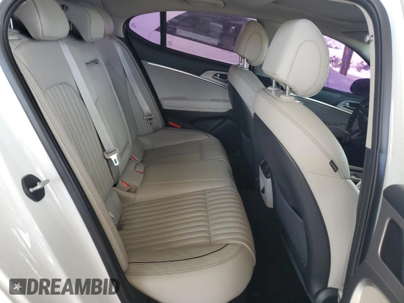 2020 Genesis G70 2.0T with VIN KMTG34LA5LU059898, listed as a Copart auction lot 46987825 with 38,166 mi miles and Salvage title. Bid and sale history available at DreamBid. Image 10.