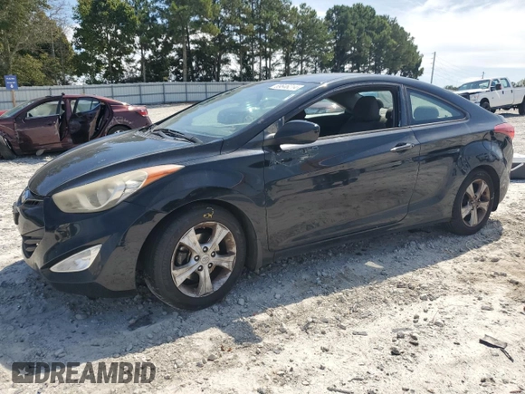 2013 Hyundai Elantra Coupe SE with VIN KMHDH6AE5DU016275, listed as a Copart auction lot 69846214 with 213,981 mi miles and Salvage Title. Bid and sale history available at carsss.com. Image 1.