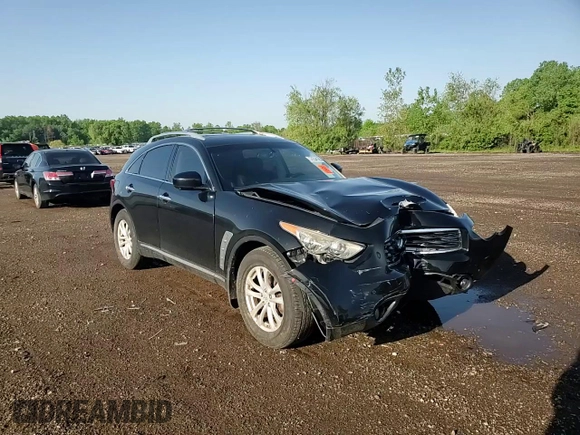 2011 Infiniti FX with VIN JN8AS1MW5BM735012, listed as a Copart auction lot 57234155 with 84,258 mi miles and Salvage title. Bid and sale history available at DreamBid. Image 14.