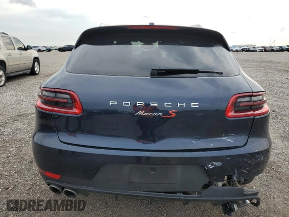 2017 Porsche Macan S with VIN WP1AB2A5XHLB16321, listed as a Copart auction lot 55075665 with Not Provided miles and Clean Title. Bid and sale history available at DreamBid. Image 6.