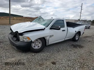 2023 Ram 1500 Tradesman with VIN 3C6JR7DG3PG550963, listed as a Copart auction lot 39970534 with 6,917 mi miles and Salvage title. Bid and sale history available at DreamBid. Image 1.