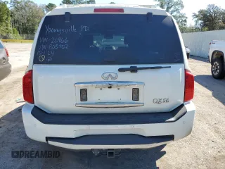 2006 Infiniti QX56 with VIN 5N3AA08A96N808702, listed as a Copart auction lot 74554684 with 209,601 mi miles and Salvage Title. Bid and sale history available at carsss.com. Image 6.
