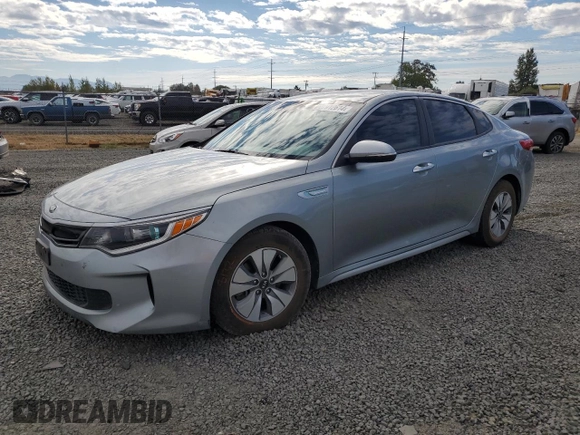 2017 Kia Optima Hybrid with VIN KNAGT4LE7H5011318, listed as a Copart auction lot 67912614 with 138,359 mi miles and Salvage Title. Bid and sale history available at carsss.com. Image 1.