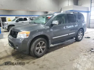 2012 Nissan Armada Platinum z VIN 5N1AA0NC8CN619596, wystawiony jako Copart lot #56316625 z przebiegiem Nie podano mil oraz Tytuł czysty. Historia ofert i sprzedaży dostępna na DreamBid. Obrazek 1.