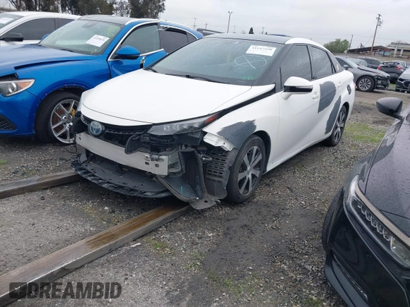 2016 Toyota Mirai with VIN JTDBVRBD0GA000440, listed as a IAAI auction lot 41247558 with 49,981 mi miles and . Bid and sale history available at DreamBid. Image 2.