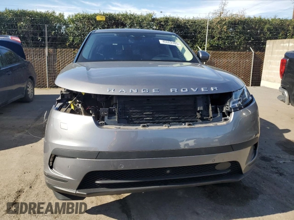 2021 Land Rover Range Rover Velar S with VIN SALYJ2EX4MA327091, listed as a Copart auction lot 45552485 with 24,922 mi miles and Salvage Title. Bid and sale history available at carsss.com. Image 5.