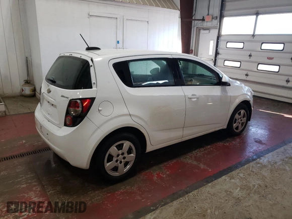 2015 Chevrolet Sonic LS with VIN 1G1JA6SH7F4133694, listed as a Copart auction lot 48119295 with 150,367 mi miles and Clean title. Bid and sale history available at DreamBid. Image 3.
