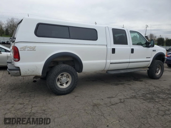 2000 Ford F-350 XL with VIN 1FTSW31FXYEA87819, listed as a Copart auction lot 49783485 with 244,751 mi miles and Salvage Title. Bid and sale history available at DreamBid. Image 3.