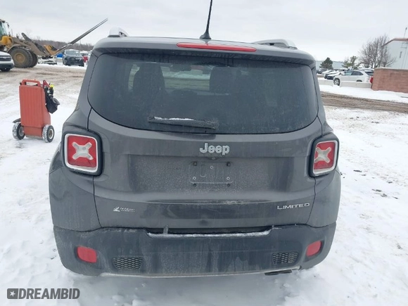 2016 Jeep Renegade Limited with VIN ZACCJADT5GPD52371, listed as a IAAI auction lot 41637114 with 175,162 mi miles. Bid and sale history available at carsss.com. Image 16.