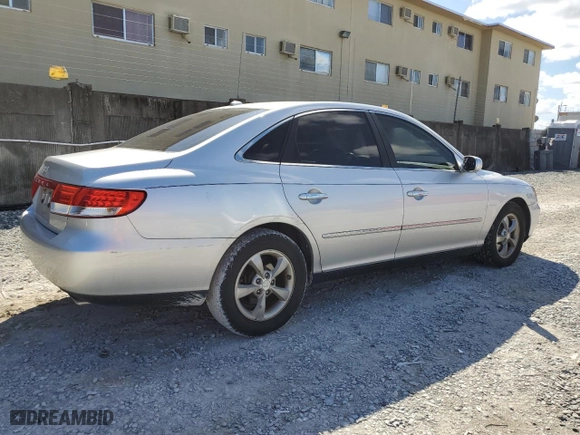 2007 Hyundai Azera GLS with VIN KMHFC46D47A242034, listed as a Copart auction lot 76703514 with 124,277 mi miles and Salvage Title. Bid and sale history available at carsss.com. Image 3.