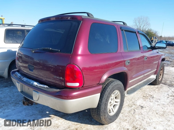 2001 Dodge Durango with VIN 1B4HS28N81F512688, listed as a IAAI auction lot 41237279 with 129,432 mi miles and . Bid and sale history available at DreamBid. Image 4.