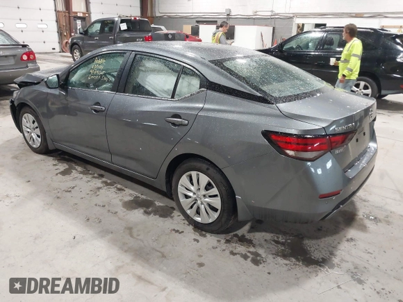 2020 Nissan Sentra S with VIN 3N1AB8BV8LY264005, listed as a IAAI auction lot 42196148 with 63,192 mi miles. Bid and sale history available at carsss.com. Image 3.