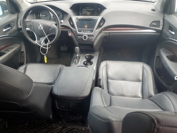 2015 Acura MDX Technology with VIN 5FRYD4H47FB013567, listed as a Copart auction lot 59262595 with 63,916 mi miles and Salvage title. Bid and sale history available at DreamBid. Image 8.