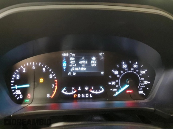 2020 Ford Escape S with VIN 1FMCU0F69LUA06045, listed as a Copart auction lot 58443655 with 48,881 mi miles and Salvage title. Bid and sale history available at DreamBid. Image 9.