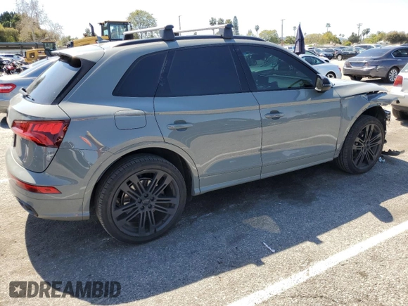 2020 Audi SQ5 Premium Plus with VIN WA1B4AFY6L2033703, listed as a Copart auction lot 46444323 with 36,928 mi miles. Bid and sale history available at carsss.com. Image 3.