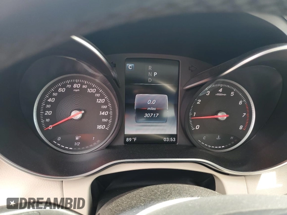 2018 Mercedes-Benz C 300 with VIN WDDWF4KB3JR416416, listed as a Copart auction lot 61609695 with 30,717 mi miles and Salvage title. Bid and sale history available at DreamBid. Image 9.