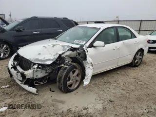 2004 Mazda 6 i with VIN 1YVFP80C045N43804, listed as a Copart auction lot 45563525 with 176,025 mi miles and Salvage Title. Bid and sale history available at DreamBid. Image 1.