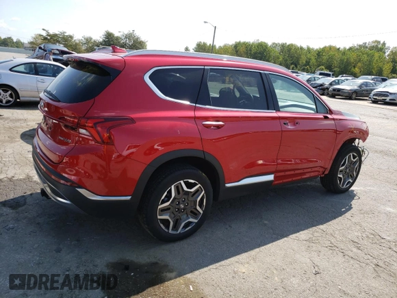 2023 Hyundai Santa Fe Hybrid SEL Premium with VIN 5NMS3DA13PH001846, listed as a Copart auction lot 67312624 with 21,196 mi miles and Salvage Title. Bid and sale history available at carsss.com. Image 3.