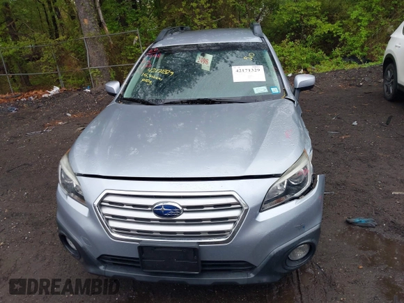 2015 Subaru Outback Premium with VIN 4S4BSACC7F3234427, listed as a IAAI auction lot 42171329 with 51,332 mi miles and . Bid and sale history available at DreamBid. Image 12.