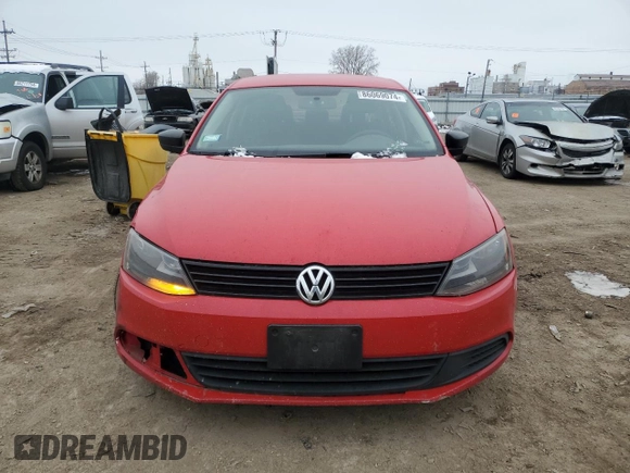 2012 Volkswagen Jetta Sedan S w/Sunroof with VIN 3VW2K7AJXCM305281, listed as a Copart auction lot 86069074 with 178,953 mi miles and Salvage Title. Bid and sale history available at carsss.com. Image 5.