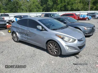 2015 Hyundai Elantra SE with VIN 5NPDH4AE7FH608119, listed as a Copart auction lot 53998385 with 112,499 mi miles and Salvage Title. Bid and sale history available at DreamBid. Image 4.