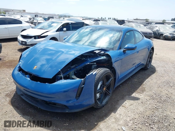 2021 Porsche Taycan with VIN WP0AA2Y14MSA17231, listed as a IAAI auction lot 41794765 with 49,092 mi miles and . Bid and sale history available at DreamBid. Image 2.