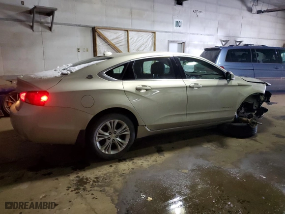 2014 Chevrolet Impala LT with VIN 2G1115SL5E9225591, listed as a Copart auction lot 45714375 with 105,996 mi miles and Clean Title. Bid and sale history available at carsss.com. Image 3.