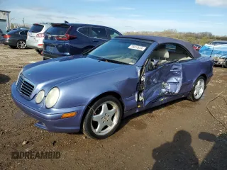 2001 Mercedes-Benz CLK with VIN WDBLK70G91T070219, listed as a Copart auction lot 79417674 with Not Provided miles and Salvage Title. Bid and sale history available at carsss.com. Image 1.