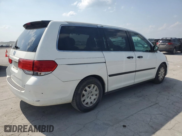 2009 Honda Odyssey LX with VIN 5FNRL38259B040742, listed as a Copart auction lot 59397975 with 161,562 mi miles and Clean title. Bid and sale history available at DreamBid. Image 3.