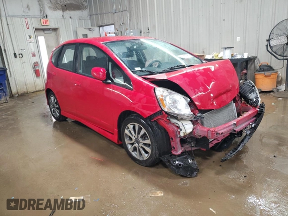 2010 Honda Fit Sport with VIN JHMGE8H46AC017339, listed as a Copart auction lot 50217895 with 102,821 mi miles and Salvage Title. Bid and sale history available at carsss.com. Image 4.