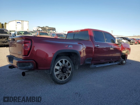 2020 Chevrolet Silverado 3500HD High Country z VIN 1GC4YVEY8LF298403, wystawiony jako Copart lot #55277085 z przebiegiem 103 960 mil mil oraz Szkoda całkowita • Salvage title. Historia ofert i sprzedaży dostępna na DreamBid. Obrazek 3.