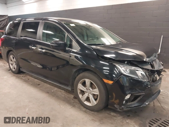 2019 Honda Odyssey EX-L z VIN 5FNRL6H71KB083154, wystawiony jako IAAI lot #42187213 z przebiegiem 77 179 mil mil oraz . Historia ofert i sprzedaży dostępna na DreamBid. Obrazek 1.