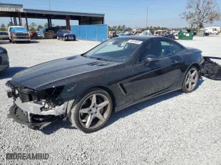 2014 Mercedes-Benz SL-Class SL 550 with VIN WDDJK7DA5EF023732, listed as a Copart auction lot 43949695 with 44,841 mi miles and Salvage Title. Bid and sale history available at carsss.com. Image 1.