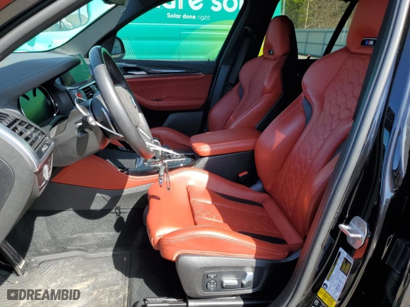 2020 BMW X3 M Competition with VIN 5YMTS0C08L9B17256, listed as a Copart auction lot 48644274 with 25,865 mi miles. Bid and sale history available at carsss.com. Image 7.