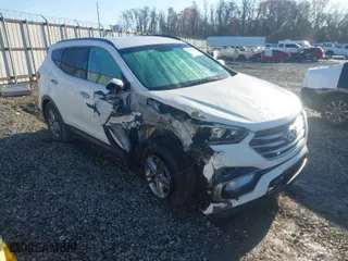 2017 Hyundai Santa Fe Sport 2.4L with VIN 5NMZU3LB9HH010581, listed as a IAAI auction lot 41758130 with 117,526 mi miles. Bid and sale history available at carsss.com. Image 1.