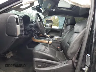 2015 Chevrolet Silverado 3500HD LTZ with VIN 1GC4K0E80FF509652, listed as a Copart auction lot 45758655 with 58,456 mi miles and Salvage Title. Bid and sale history available at DreamBid. Image 7.